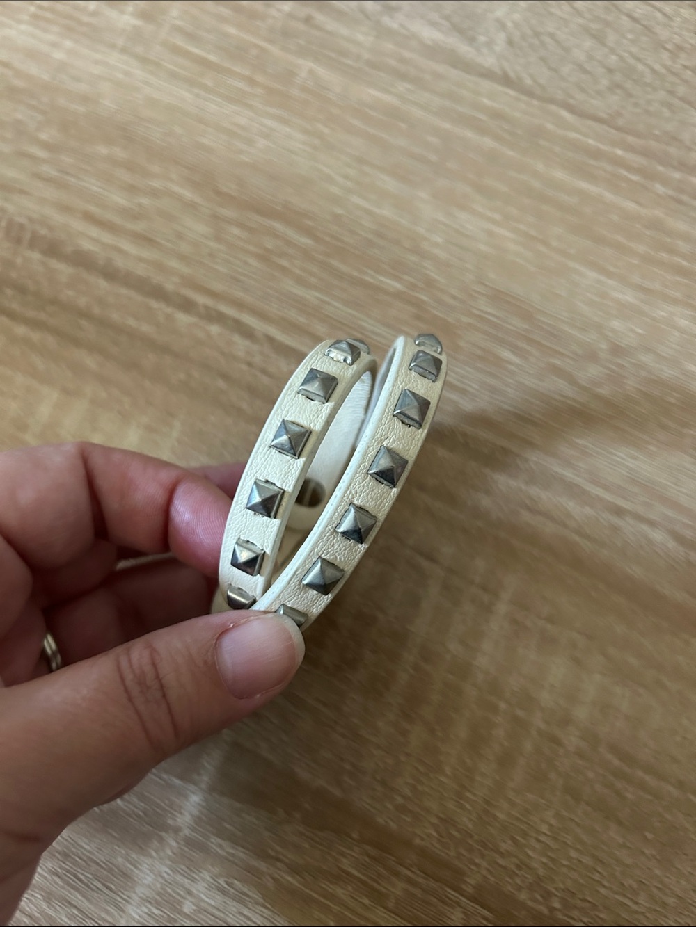 White Studded Wrap Bracelet - Women Jewelry